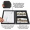Americanflat 9x11 Picture Frame with Storage - Fits Four 2x3 Instant-Print Photos - Storage Frame Holds up to 100 Photos - Black
